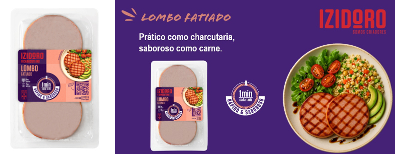 Izidoro lança Lombo Fatiado e cria nova solução de refeição no segmento de charcutaria