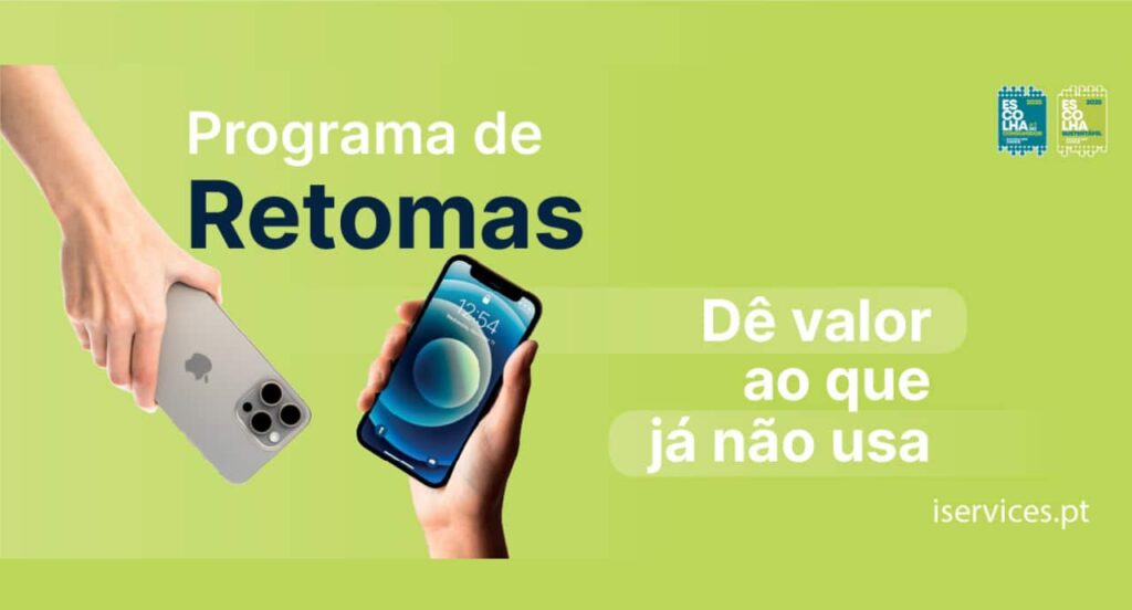 Com a iServices dê valor aos equipamentos que já não usa!