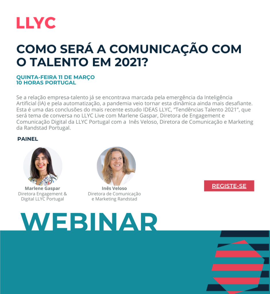 Junte-se à conversa: ‘Como será a comunicação com o talento em 2021?