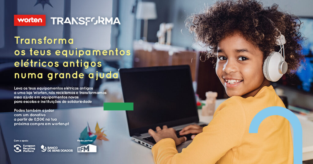 WORTEN transforma quase 600 toneladas de ‘lixo eletrónico’ em  equipamentos novos para doar