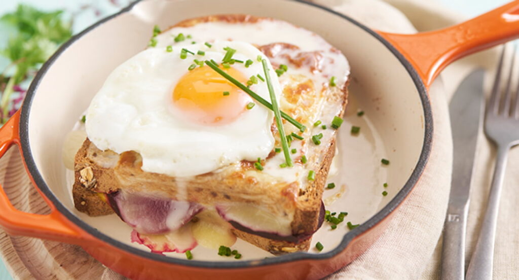CROQUE MADAME VEGETARIANO