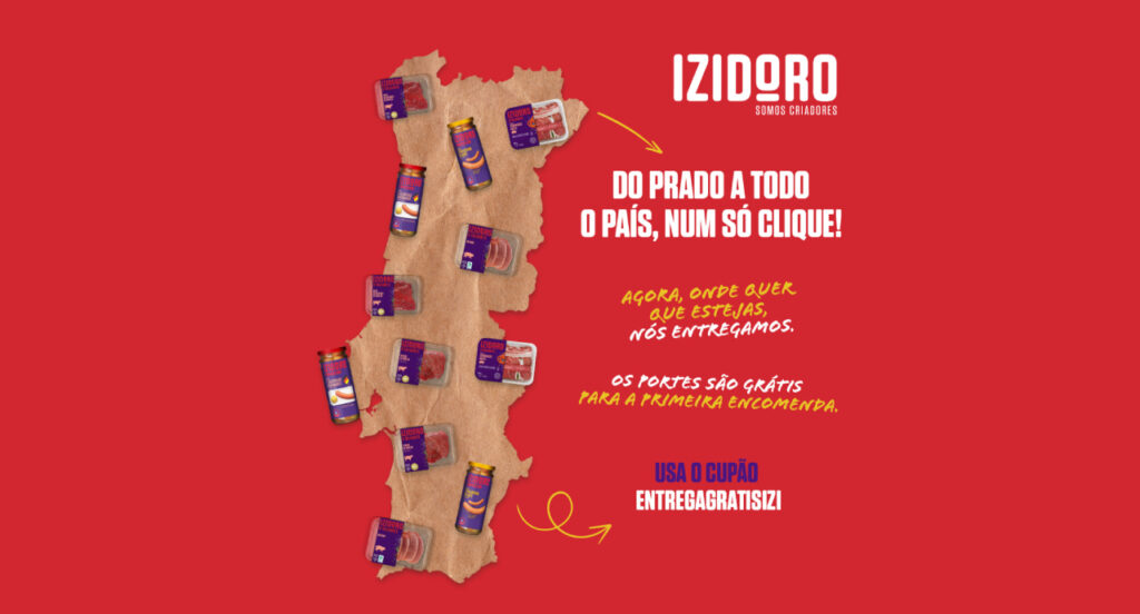 Izidoro expande entregas online para todo o território de Portugal continental