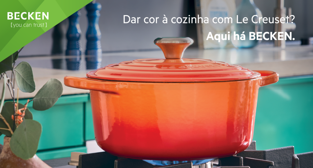 Becken junta-se à Le Creuset para equipar e dar cor à cozinha dos portugueses