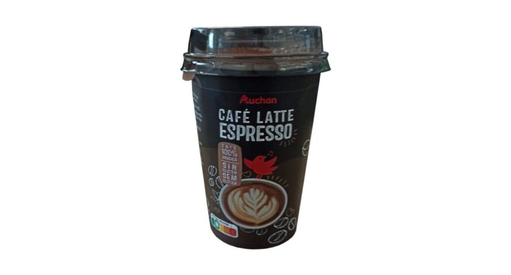 Auchan agora com bebidas frias de café