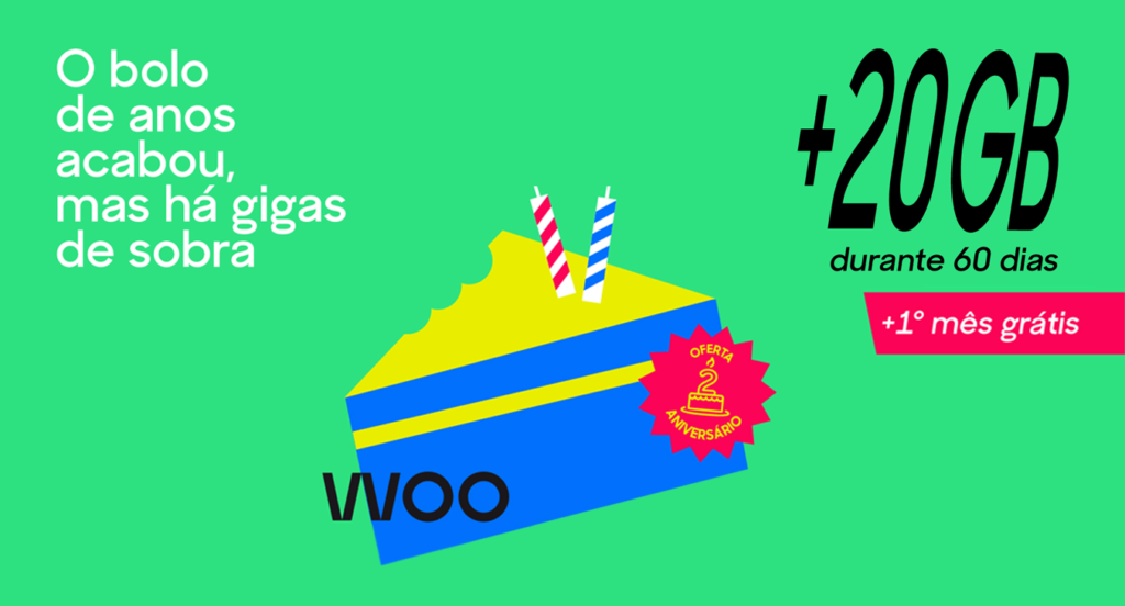 Celebrar 2 anos de vida e oferecer 20GB de dados? Era WOO que faltava