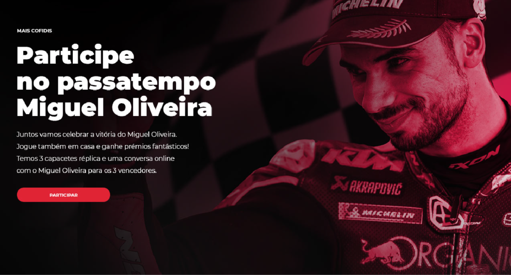 Cofidis oferece réplicas do capacete a fãs de Miguel Oliveira