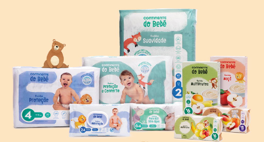 Continente lança marca própria dedicada a bebés