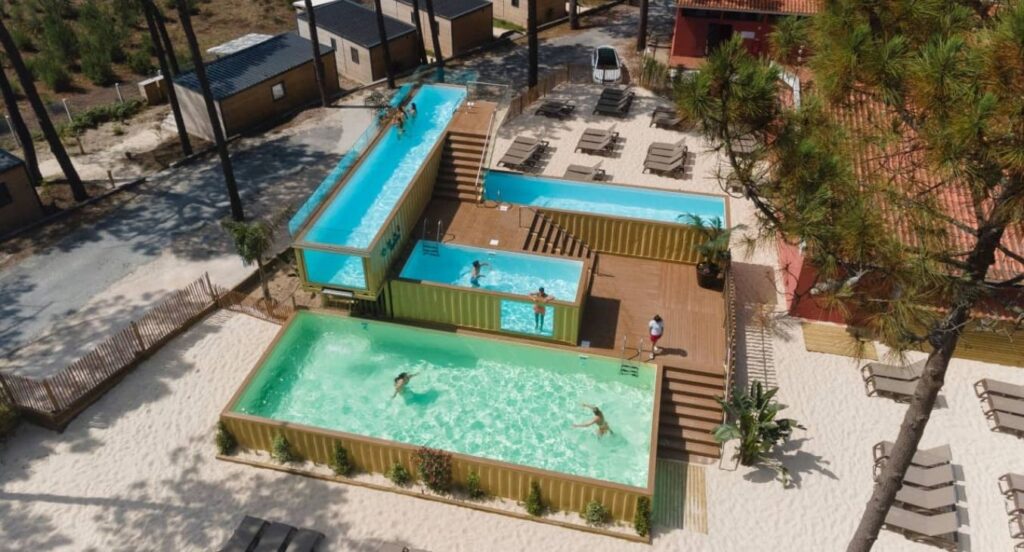 Piscina ecológica na Nazaré, a mais alta da Europa