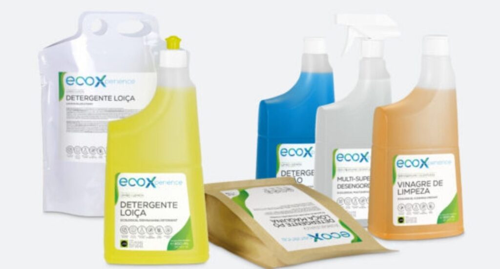 Detergentes ecológicos feitos com óleos alimentares usados