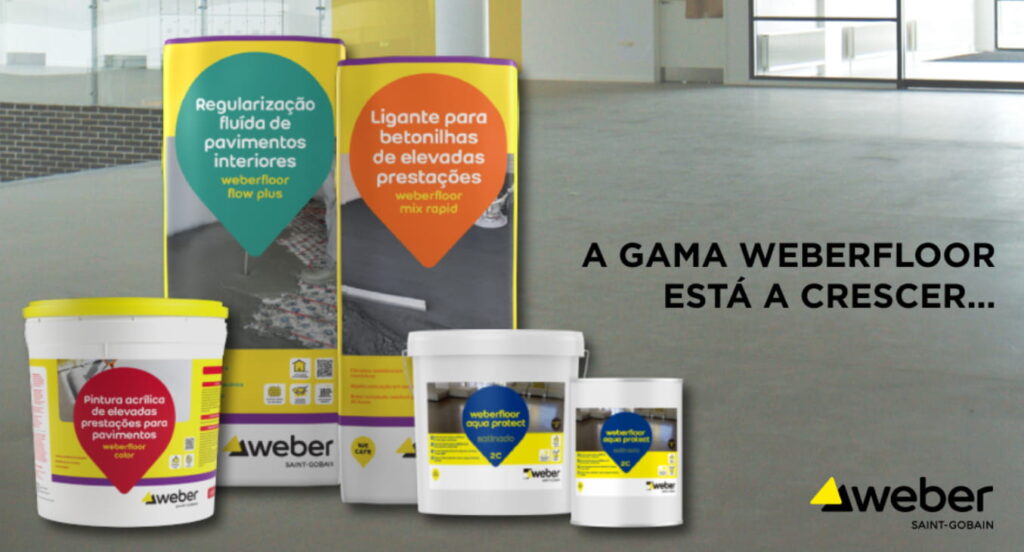 Gama de pavimentos Weber reforçada com soluções inovadoras e mais sustentáveis