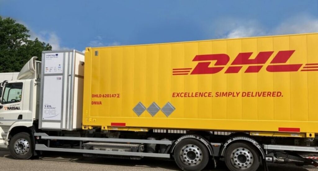DHL Express testa camiões a hidrogénio com a Apple