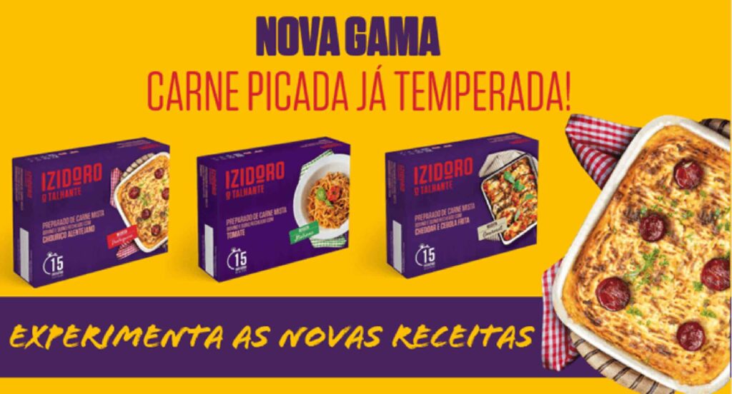 Izidoro apresenta novas soluções de carne picada congelada já temperada