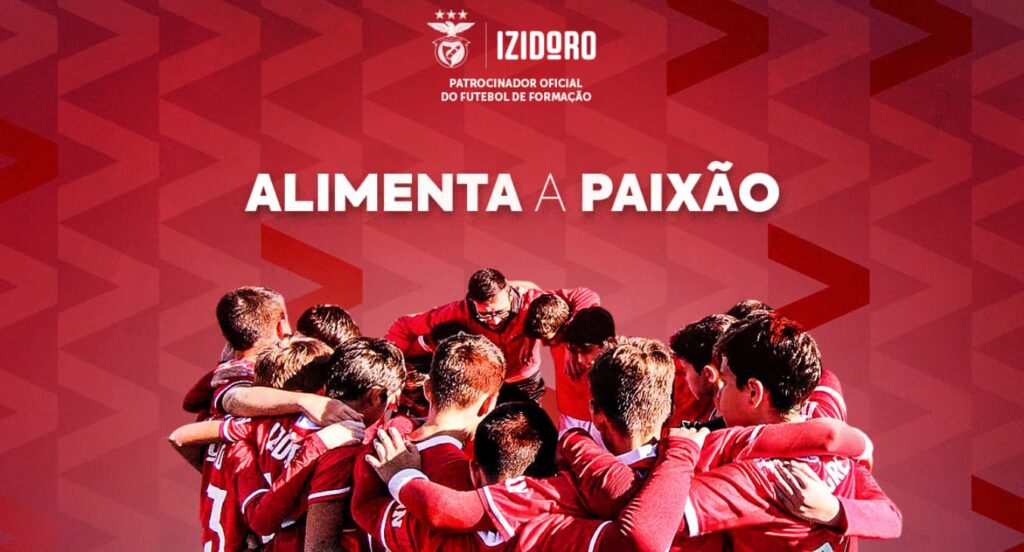 Izidoro é patrocinadora oficial do futebol de formação do SL Benfica na época 2023/24