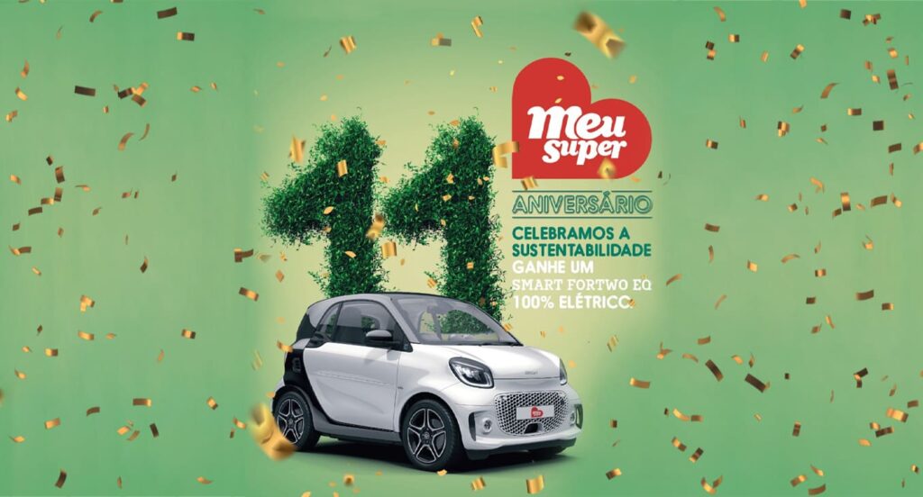 Meu Super comemora 11º aniversário com oferta de carro elétrico