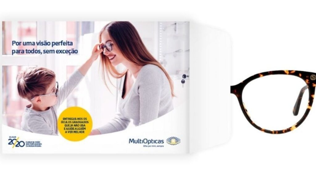 MultiOpticas doa os teus óculos graduados a quem mais precisa