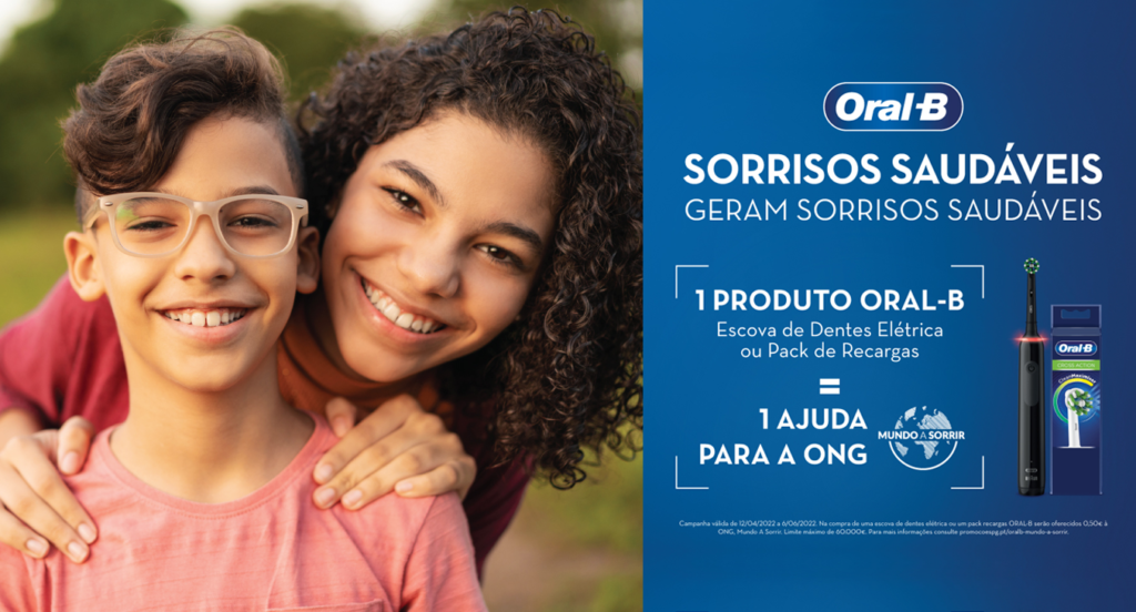 Oral-B lança campanha de angariação solidária para apoiar a Mundo A Sorrir