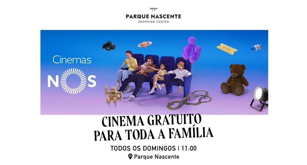 Parque Nascente promove diversão em família e oferece o cinema