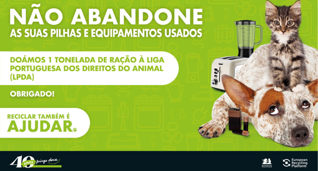 Reciclar também é ajudar a liga portuguesa dos Direitos do Animal