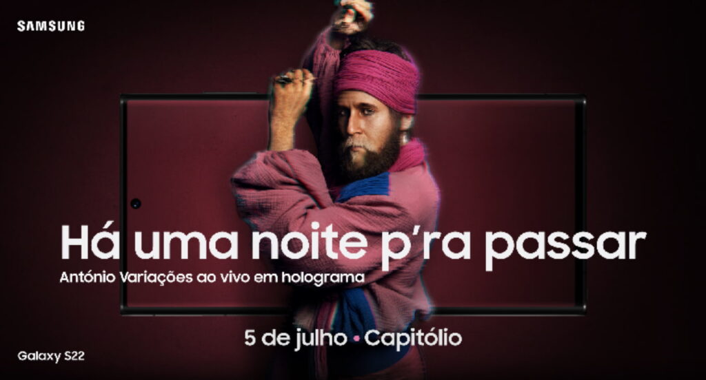 António Variações regressa ao palco em holograma para concerto “Há Uma Noite P’ra Passar”