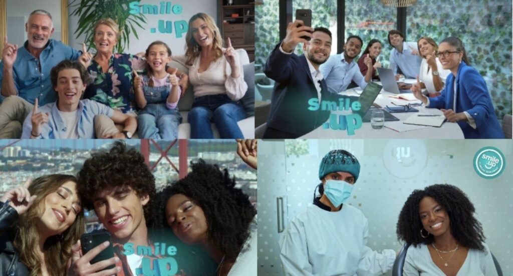 Nova campanha “Sorrir é Smile.up” potencia a liderança no setor da medicina dentária