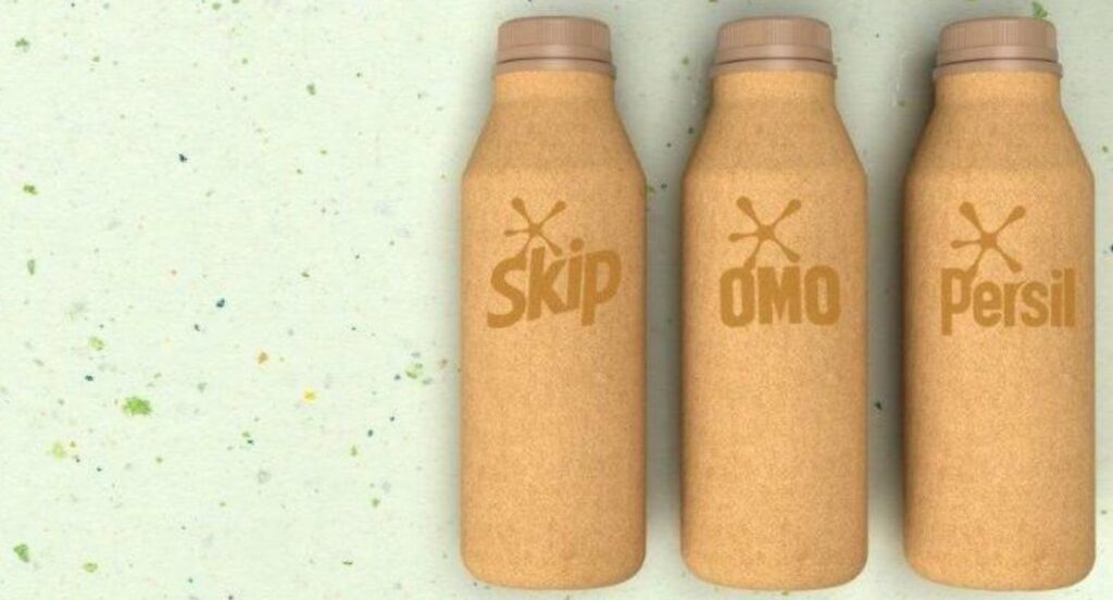 Unilever desenvolve embalagens de papel para os seus detergentes