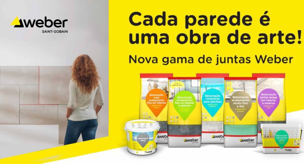 Weber Renova Gama de Juntas Coloridas