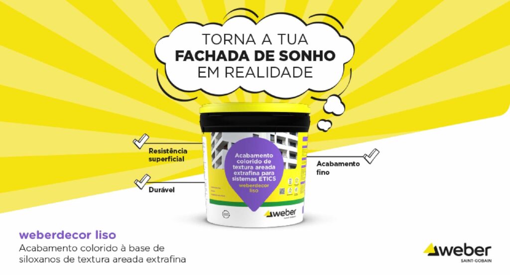Weber lança novo acabamento para fachadas reforçando a sua gama de soluções