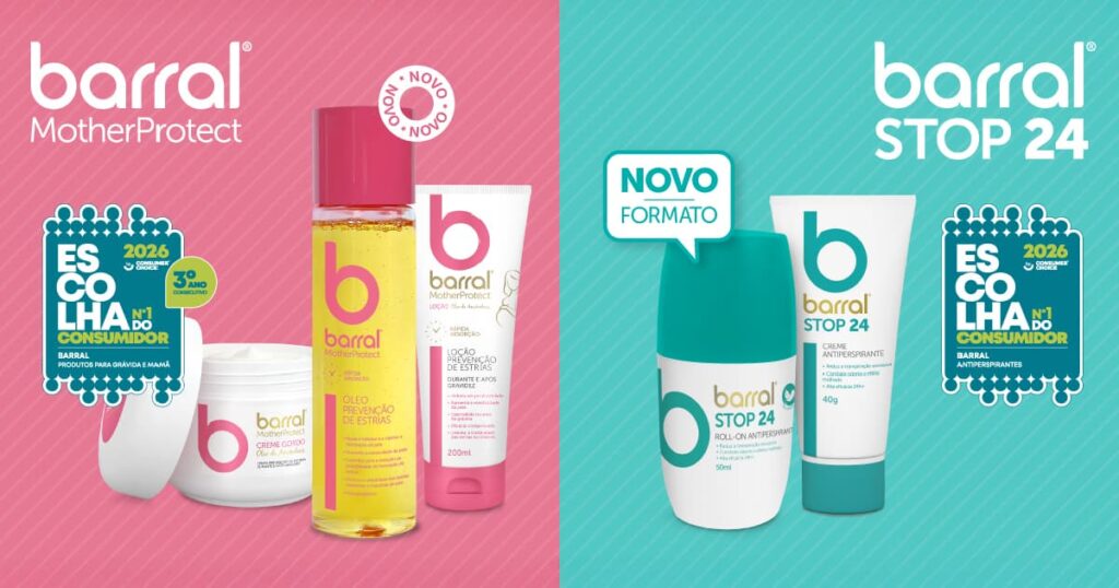 Barral distinguida com Prémio Escolha do Consumidor: MotherProtect vence pelo 3.º ano consecutivo e STOP 24 distinguida pela primeira vez