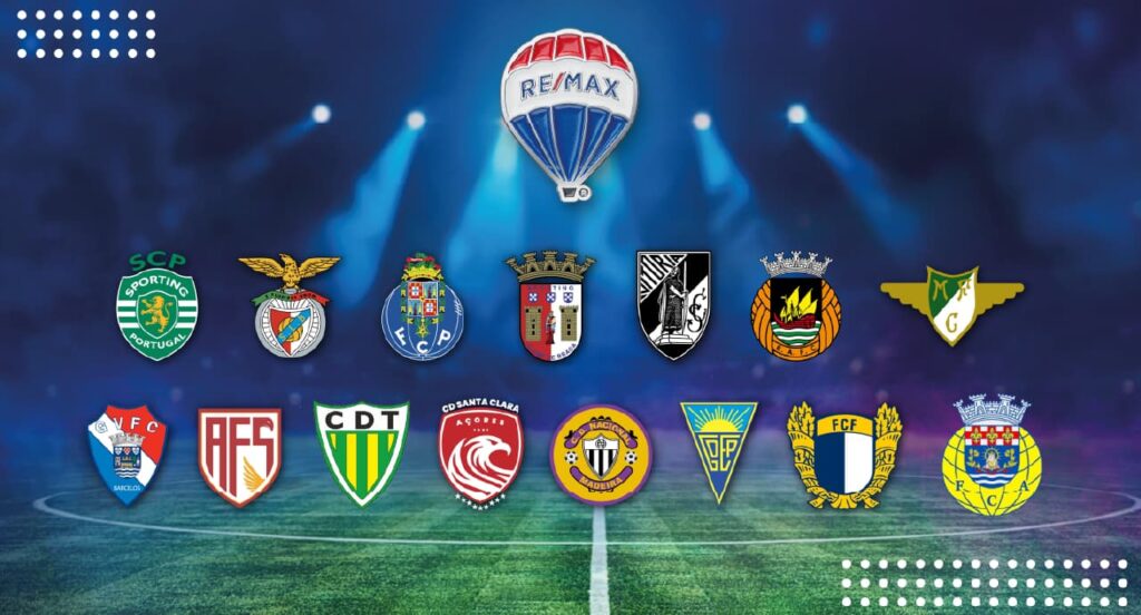 RE/MAX entra em campo com 16 clubes da Primeira Liga de futebol