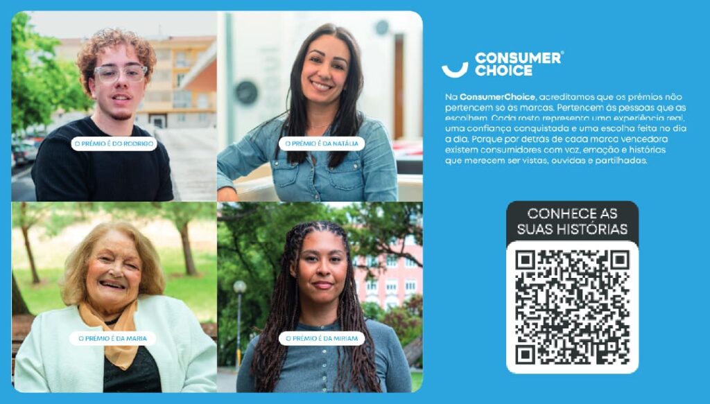 ConsumerChoice lança campanha: “O prémio não é só das marcas. É teu.”