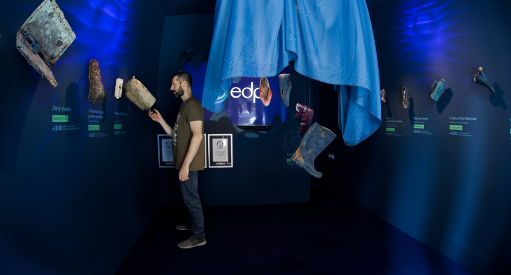 EDP abre no centro de Madrid a primeira pop-up store do mundo com objetos resgatados do oceano