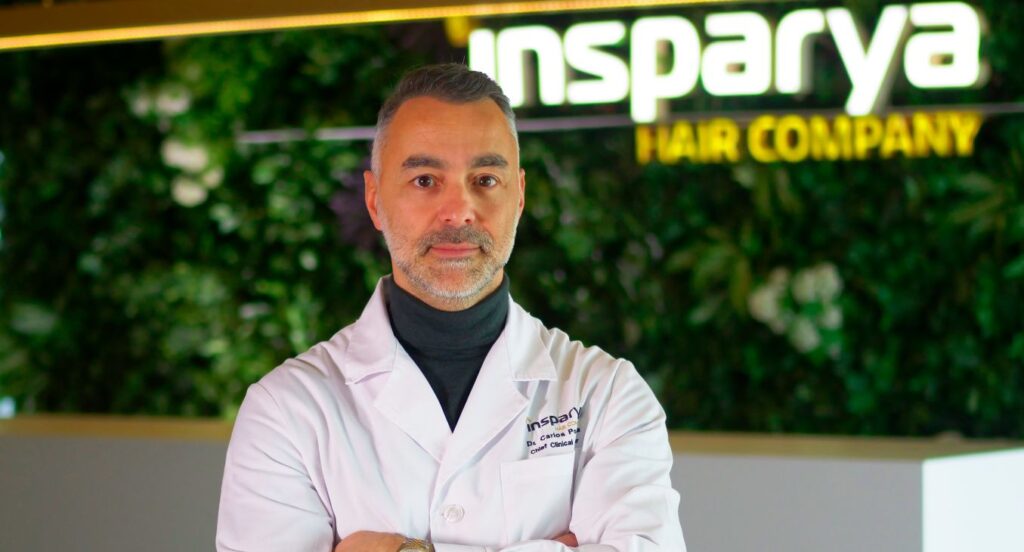 “O paciente Insparya sabe que pode encontrar no nosso grupo a melhor resposta para o seu problema capilar” – Insparya