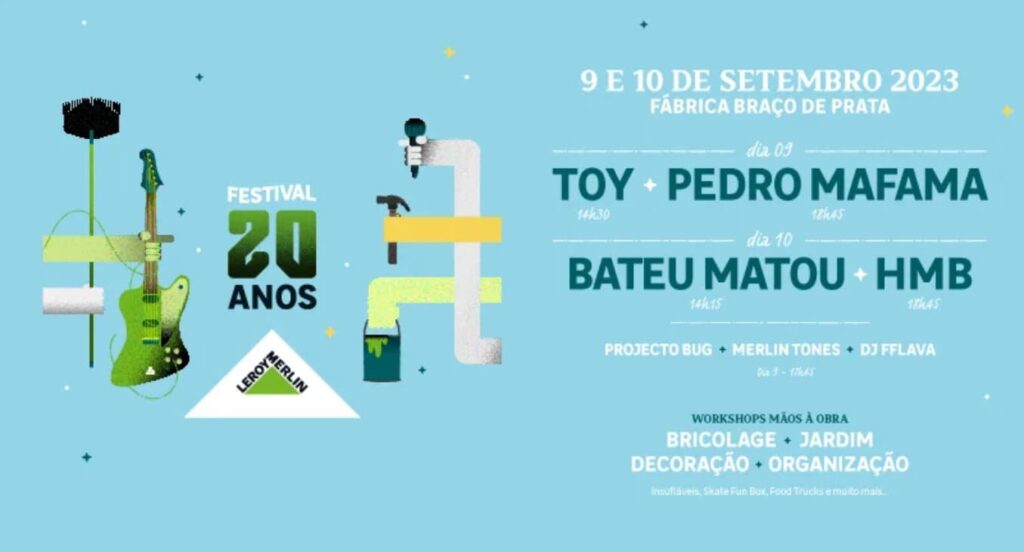 Festival 20 anos da LEROY MERLIN acontece já este fim de semana