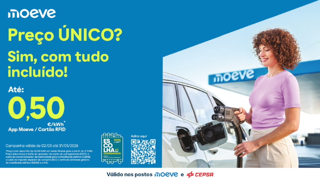 Moeve aplica preço único na sua rede de carga ultrarrápida
