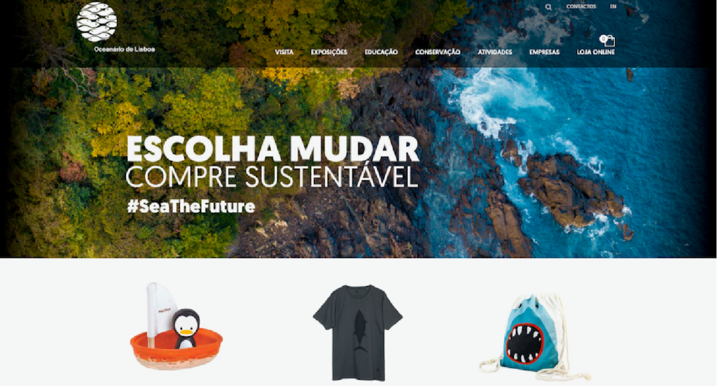 Oceanário de Lisboa cria loja online focada em produtos sustentáveis