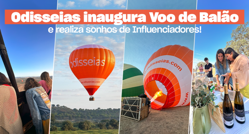 A Odisseias leva-o até ao céu no seu balão de ar quente!
